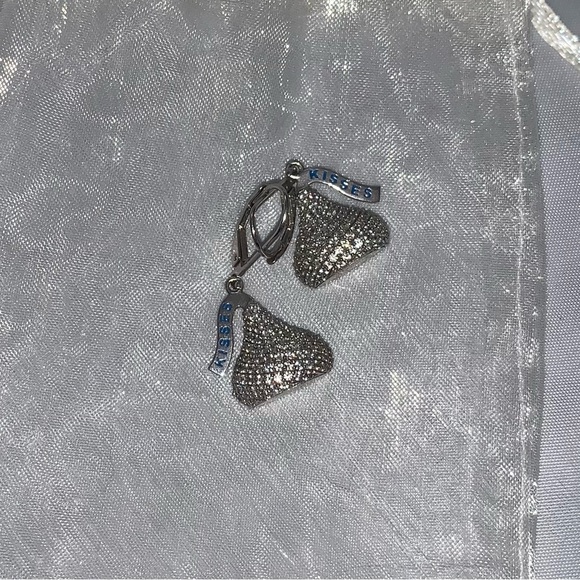 Jewelry - Hershey Kiss Silver Earrings